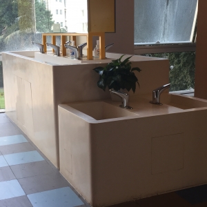 Artificial stone sink