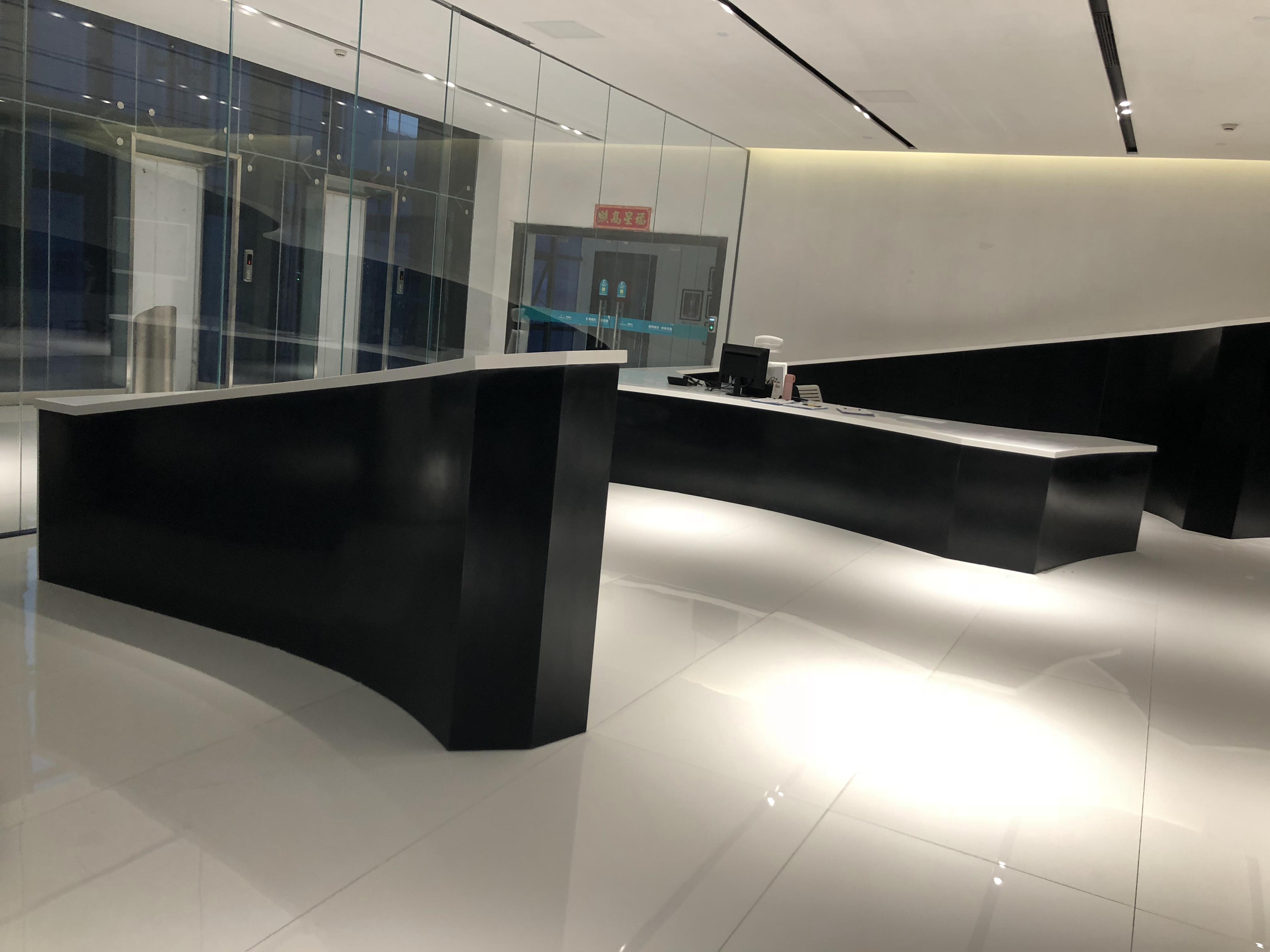 Pure black artificial stone wall