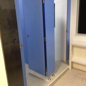 Blue Phenolic compact laminate partition plate