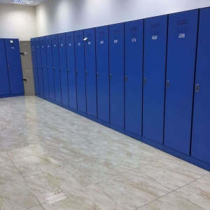 Gym HPL plate storage cabinet locker