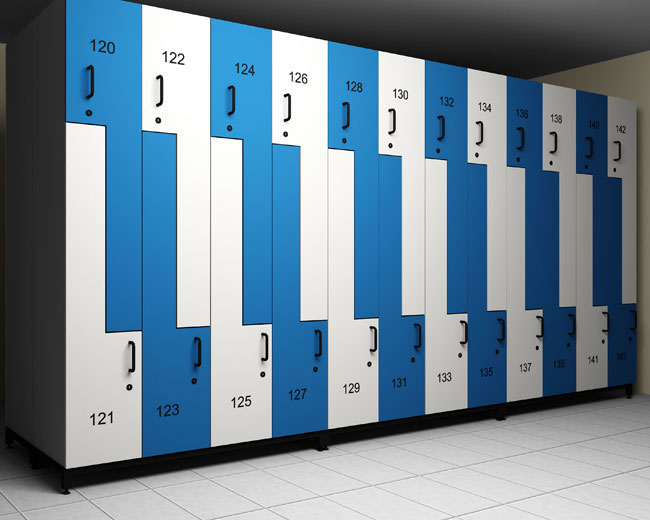 colorful Phenolic compact laminate Creative cabinet