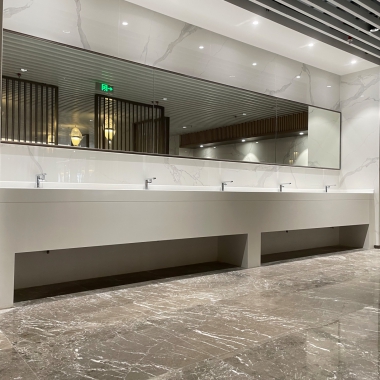 迈瑞写字楼工程定制人造石洗手槽